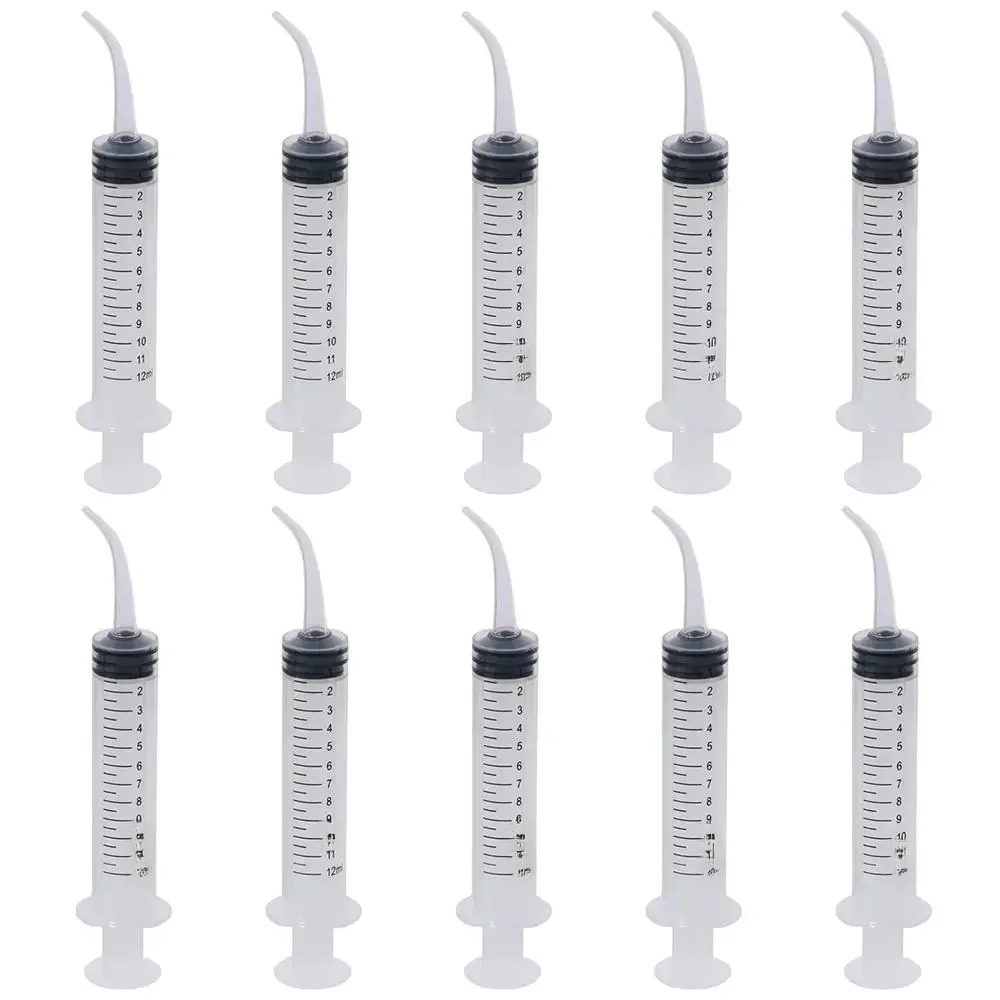 12 Ml Spuiten Voor Vloeibaar Individueel Verpakte Steriele Plastic Spuiten Zonder Naald Voor Het Wassen Van Tanden, Lipgloss Afgeven - afbeelding 2