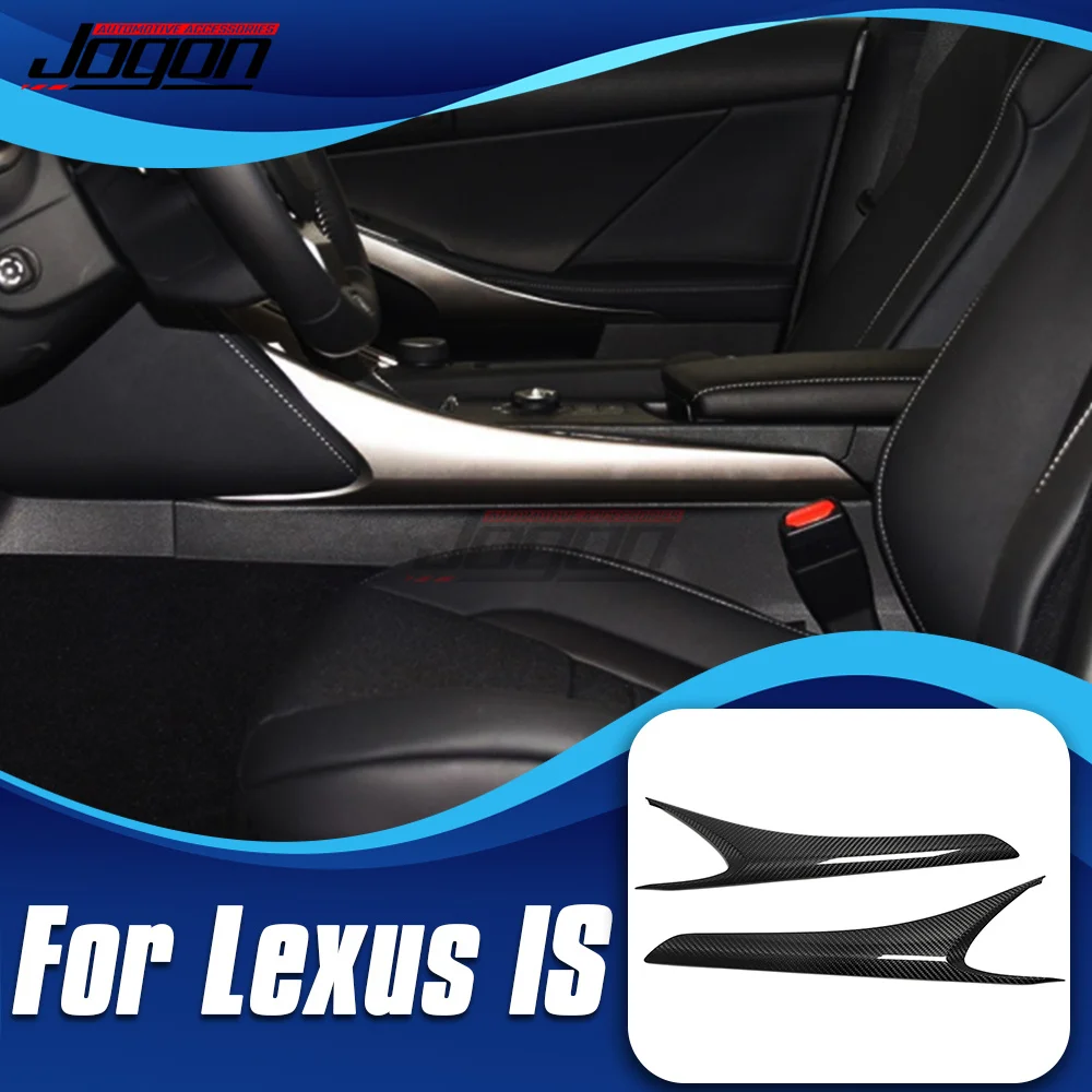 

Real Carbon Fiber For Lexus IS IS250 IS300 IS350 Turbo 2014-2017 Car Center Console Side Strip Gear Shift Panel Cover Trim