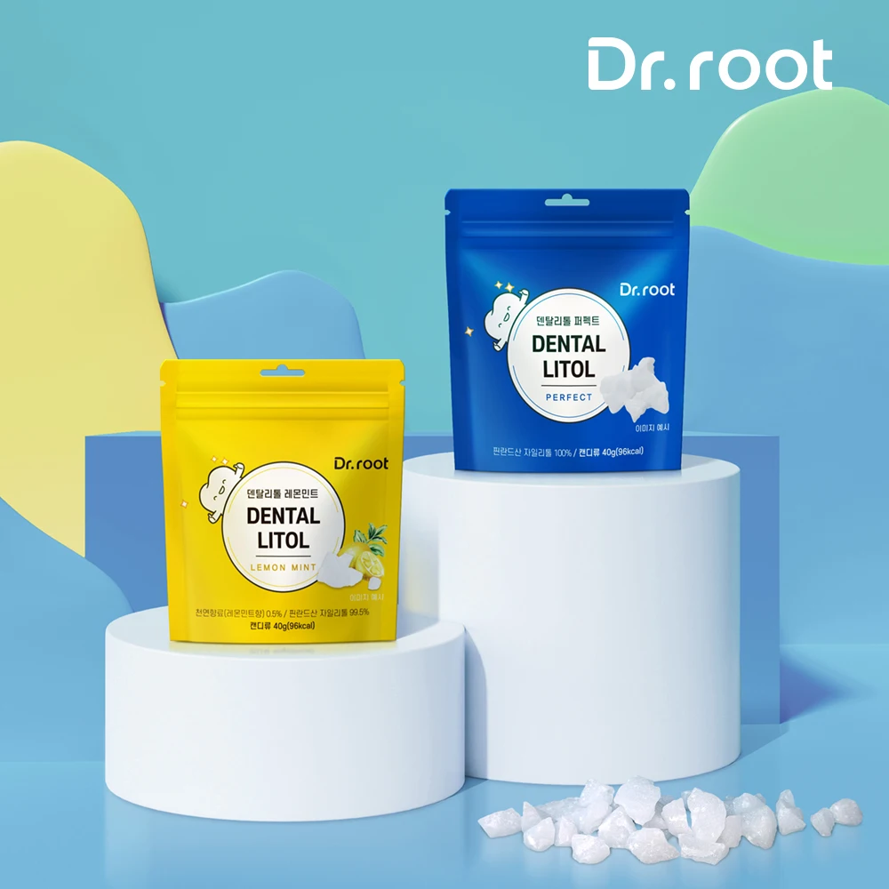 Doctor root dentalitol perfect/lemon mint Finnish xylitol candy