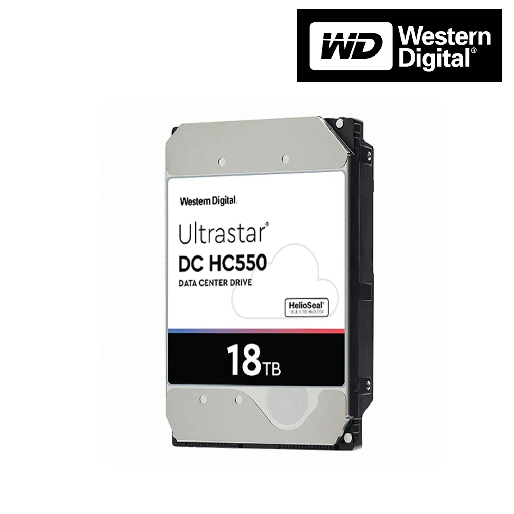 Wd Ultrastar التاجر الرسمي المعتمد Hc555 Wuh722018Cle6L4 18 تيرابايت Sata3 ضمان لمدة 5 سنوات محرك الأقراص الصلبة Hdd