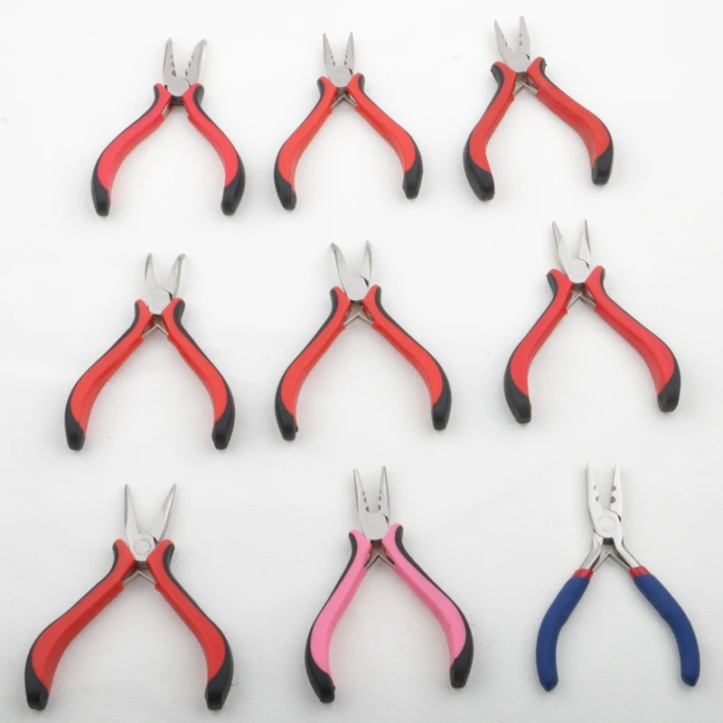 1 piece 3 Holes Mini Hair Pliers for Micro Nano Ring Links Feather Hair Extensions Opener And Removal Tool Hair Extension Tongs