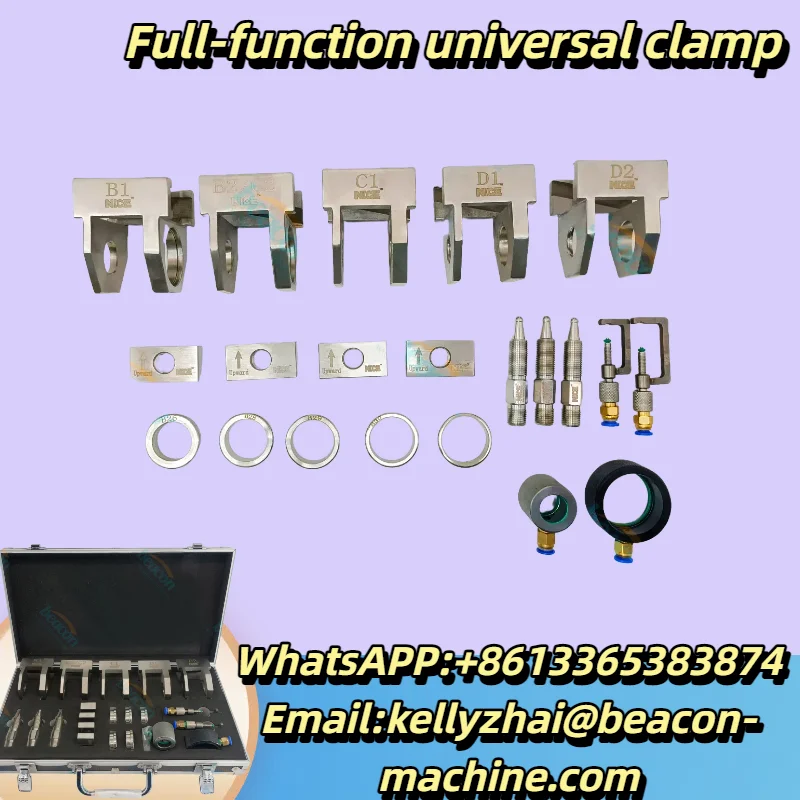 

All Injectors CRIN Diesel Common Rail Injector Fixture Adaptor Clamp Test Repair Tools Sets for BOSCCH DENSSO CUMIMINS