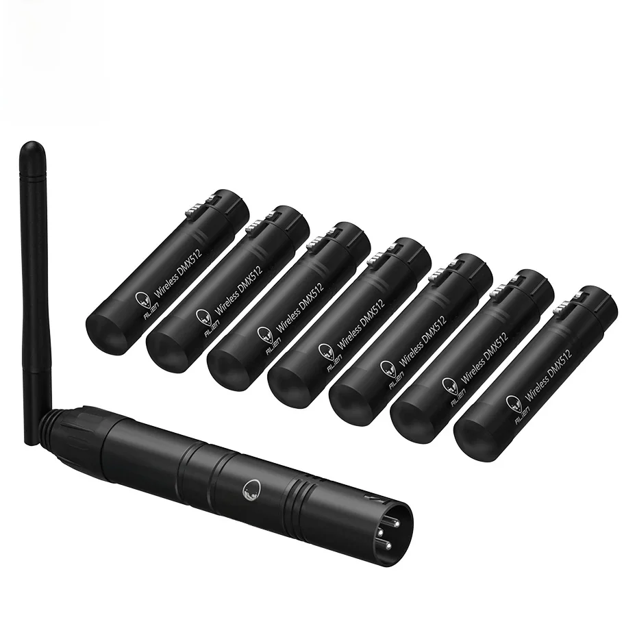 ALIEN 2,4G ISM Wireless DMX 512 Dfi Controller XLR Empfänger Sender Für Disco DJ Party Bar Bühne PAR Moving head Laser Licht