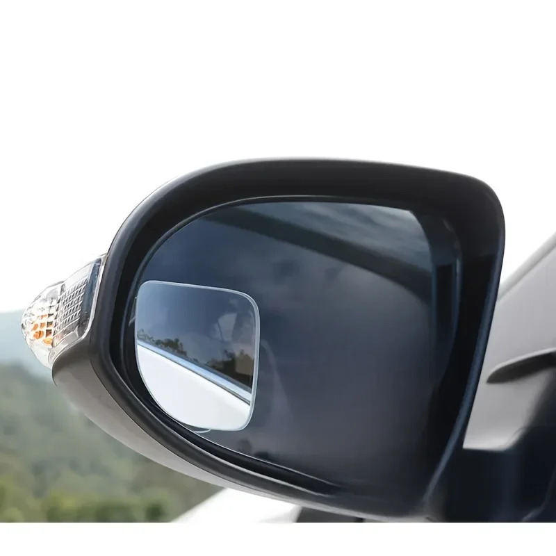 2 sztuk/zestaw regulowane szkło HD wypukłe samochodowe lusterko martwego punktu motocykla do lusterka wstecznego parkowania — zdjęcie 2