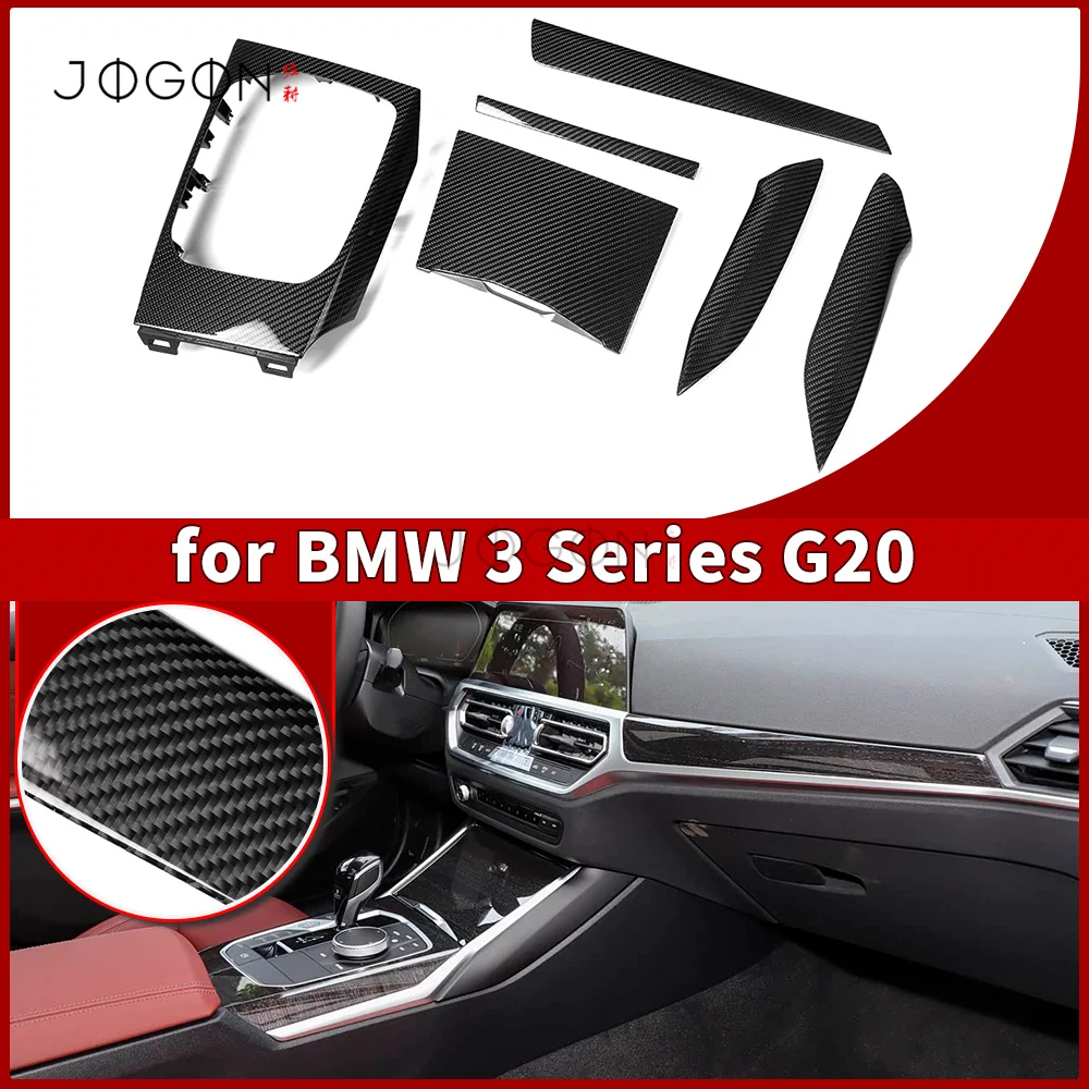 

Накладка на центральную консоль из настоящего карбона для BMW 3 и 4 серии G20 G21 G22 G28 G23 G42 320i 325i 330i 2019-22 (левый руль)