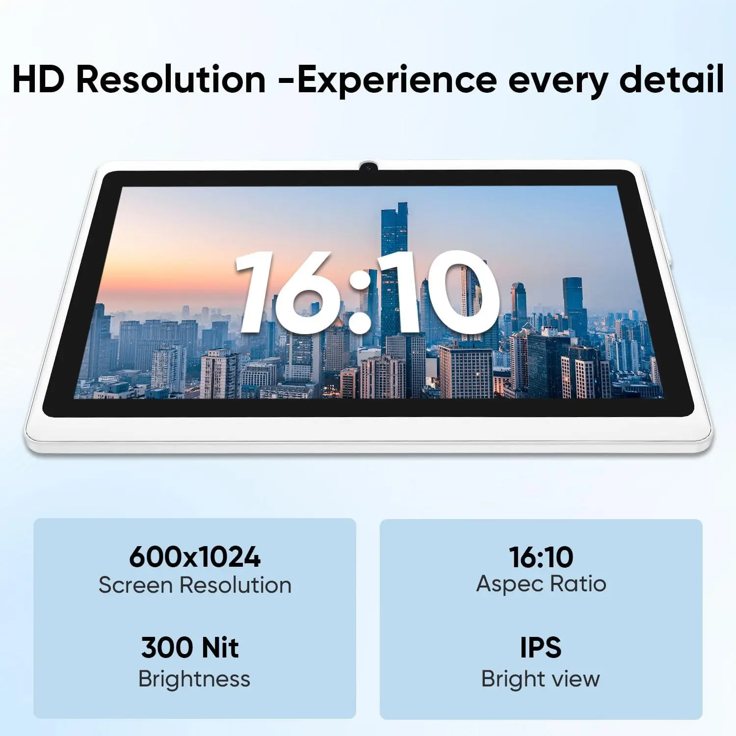 COLORROOM 7 Inch Android 11 Tablet, 2GB RAM 32GB ROM, WiFi 4, Quad Core, 3000mAh, Dual Camera, Portable Tablet