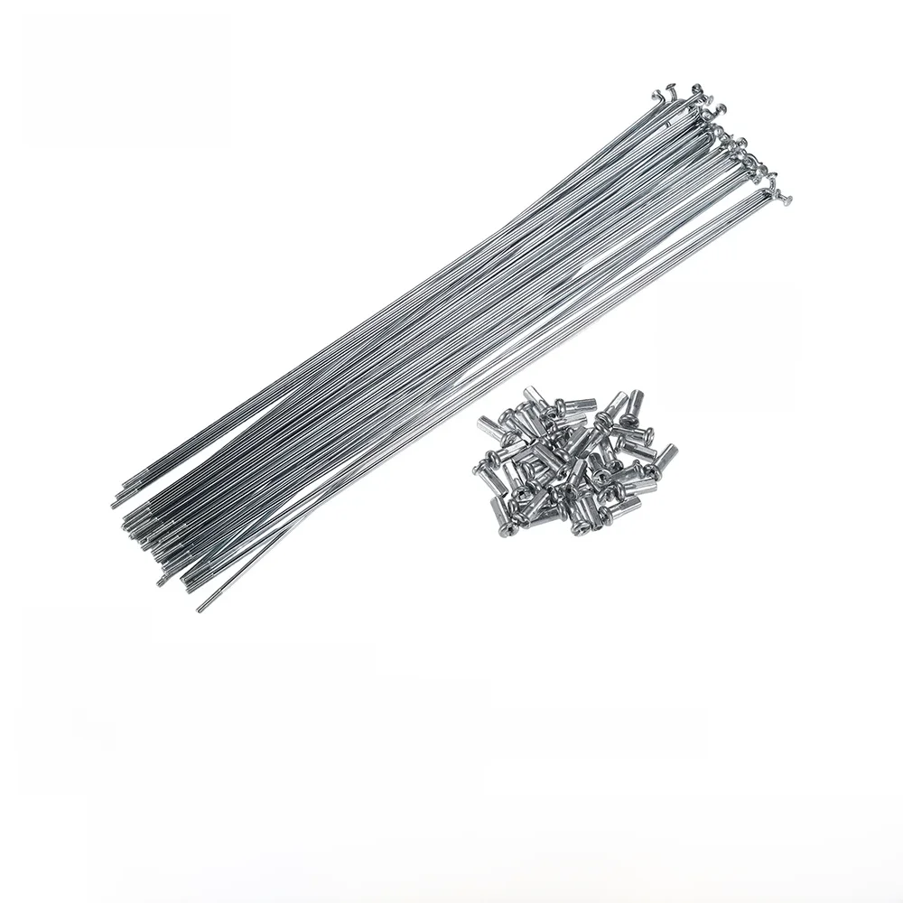AliExpress X Autohaux X autohaux 36pcs 14G J Bend Bicycle Steel Spokes 200mm 203mm 205mm 210mm 213mm 215mm 220mm 225mm Cycle Spokes with Brass Nipples