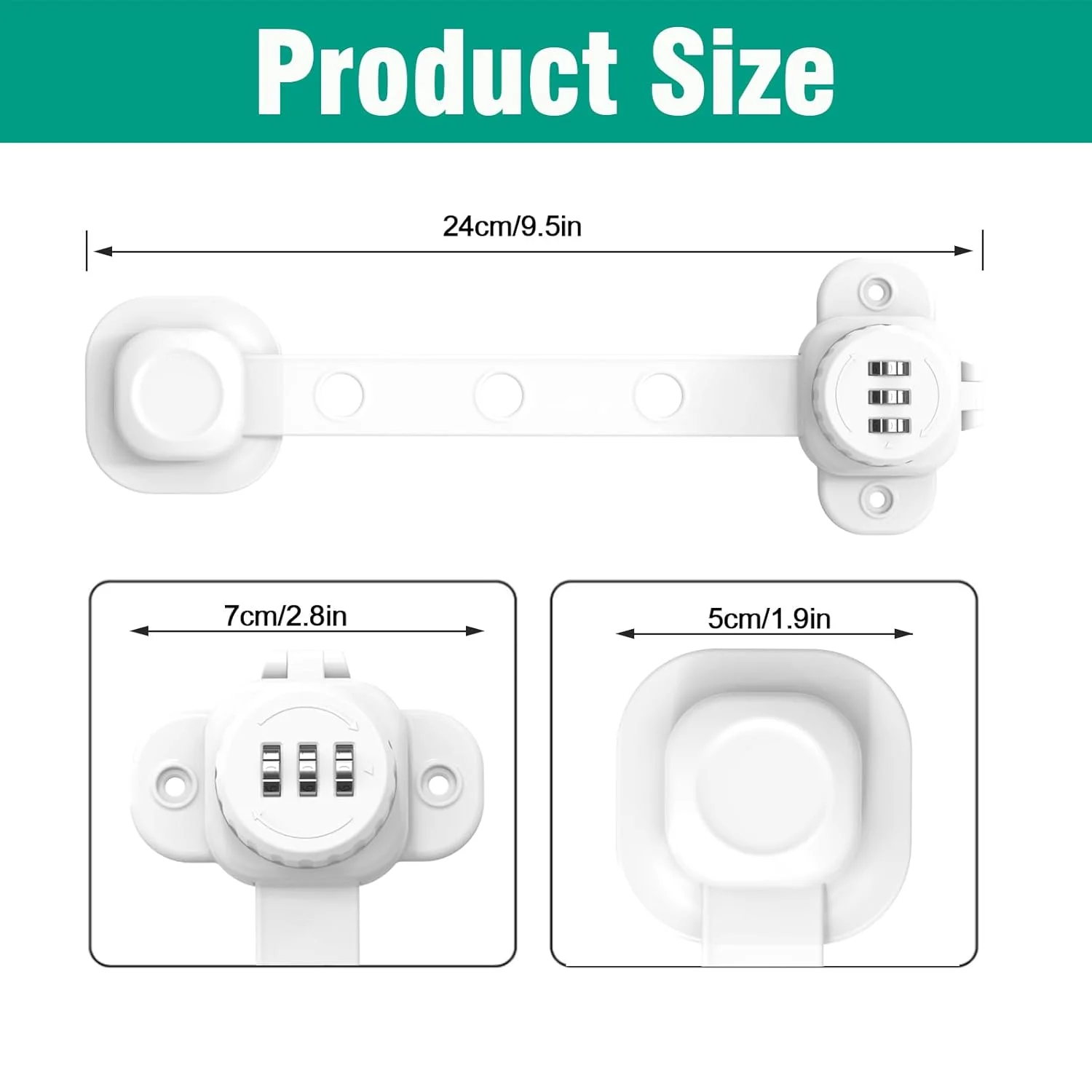 Baby Safety Password Lock Multi-Functional Door Window Kids Protection Locks Anti-Pinch Hand Drawer Refrigerator Cabinet Buckles
