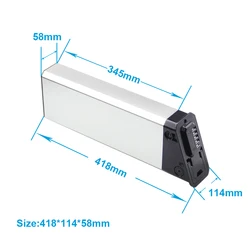 48v Built-in Folding Electric Bike Battery pack 10ah 12ah 14ah 17.5ah Replacement upgrade For DEEPOWER DP-A1 Folding E-bicycle