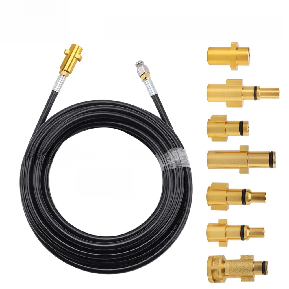 Riool Afvoer Water Cleaning Hose Pipe Cleaner Voor Karcher Interskol Huter Hamer Nilfisk Stihl Bosch Lavor Hogedrukreiniger - afbeelding 2