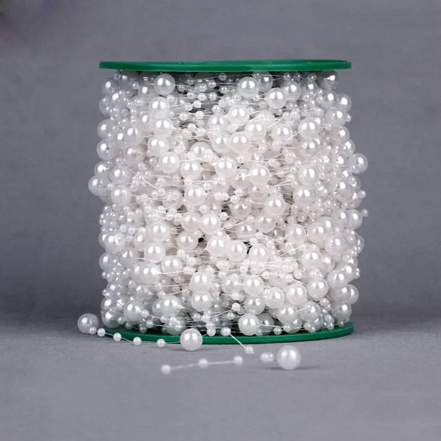 5 meter Künstliche Perlen Perlen Kette Girlande Blumen DIY Hochzeit Party Favor Braut Bouquet