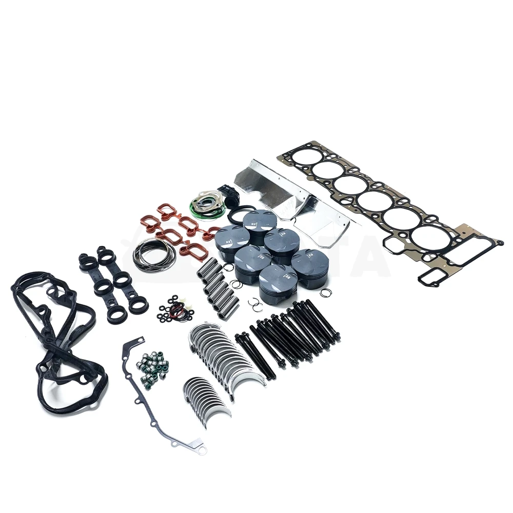 Engine Rebuild Kit For BMW 325Ci 325i 330Ci 330i 525i Z3 Z4 X3 X5 E39 M54 2.5L 3.0L 02-06 Gasket Pistons Rings M5425 HS26245PT