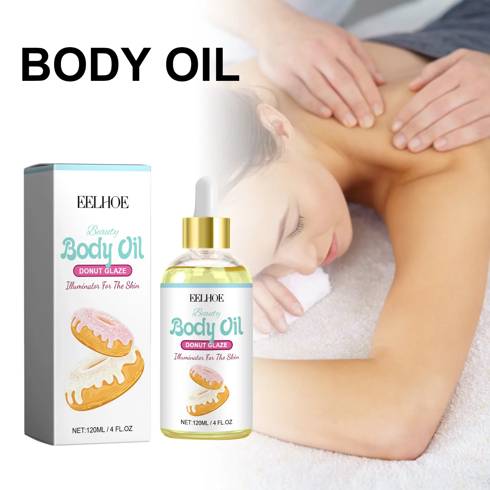 

Eelhoe 120 мл эфирное масло для ухода за телом, увлажняющее кожу, нежное средство для снятия усталости, стресса, расслабляющее массажное эссенционное масло для мышц