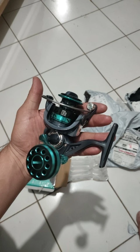 GLS Ultralight 1000~7000 Series,5.2:1 Gear Ratio,15KG Max Drag,CNC Metal Spool,Spinning Fishing Reel,For Freshwater Saltwater photo review