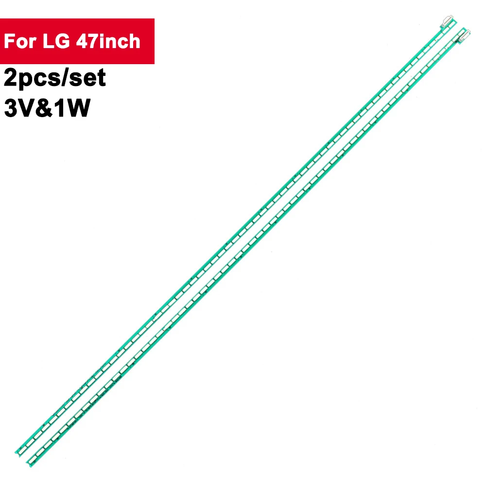 

3V 1W Led Tv Backlight Strips For LIG 47inch 4Pairs/Set 63 Lamps Led Strip Tv 47PFL6057 47PFL6158K 47PFL6188 47PFL6198