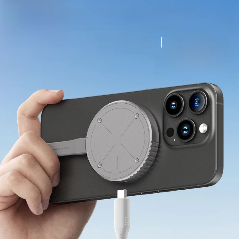 Hagibis Magnetic M.2 2230 NVMe SSD Enclosure Magsafe SSD Case USB C 3.2 Gen2 to NVMe PCI-E dla iPhone 16 Pro Max ProRes MacBook — zdjęcie 2