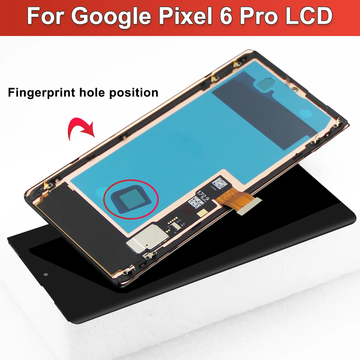 6.7\'\' AMOLED For Google Pixel 6 Pro GLUOG G8VOU LCD Display Touch Screen Digitizer Assembly Replacement