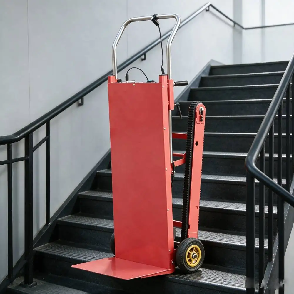 Conquérir chaque étape ! Le monte-escaliers électrique sur chenilles amélioré 2026 de 400 kg – l'outil ultime pour économiser le travail des déménageurs.