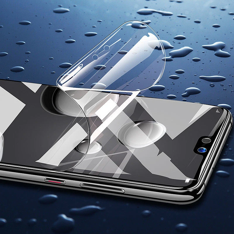 TUOLI 4Pcs Hydrogel Film for IPhone 12 13 Pro Max Mini Screen Protectors for IPhone 11 14 Pro XS Max X XR 6 6s 7 8 Plus SE