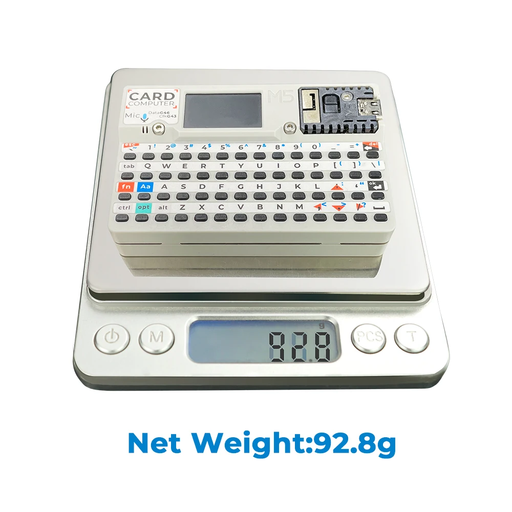 M5Stack Official Cardputer 1.14 Inch Screen Portable Computer M5StampS3 Development Board 56 Key Keyboard Card Microcontroller