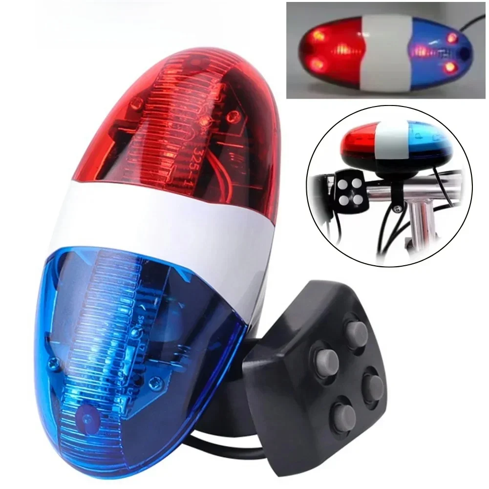 AliExpress APWIKOGER 6 LED Bike Front Light Warning Siren Cycling Electric Horn Bell Bicycle Bell For Kid Children Bike Scooter Cycling Lamp