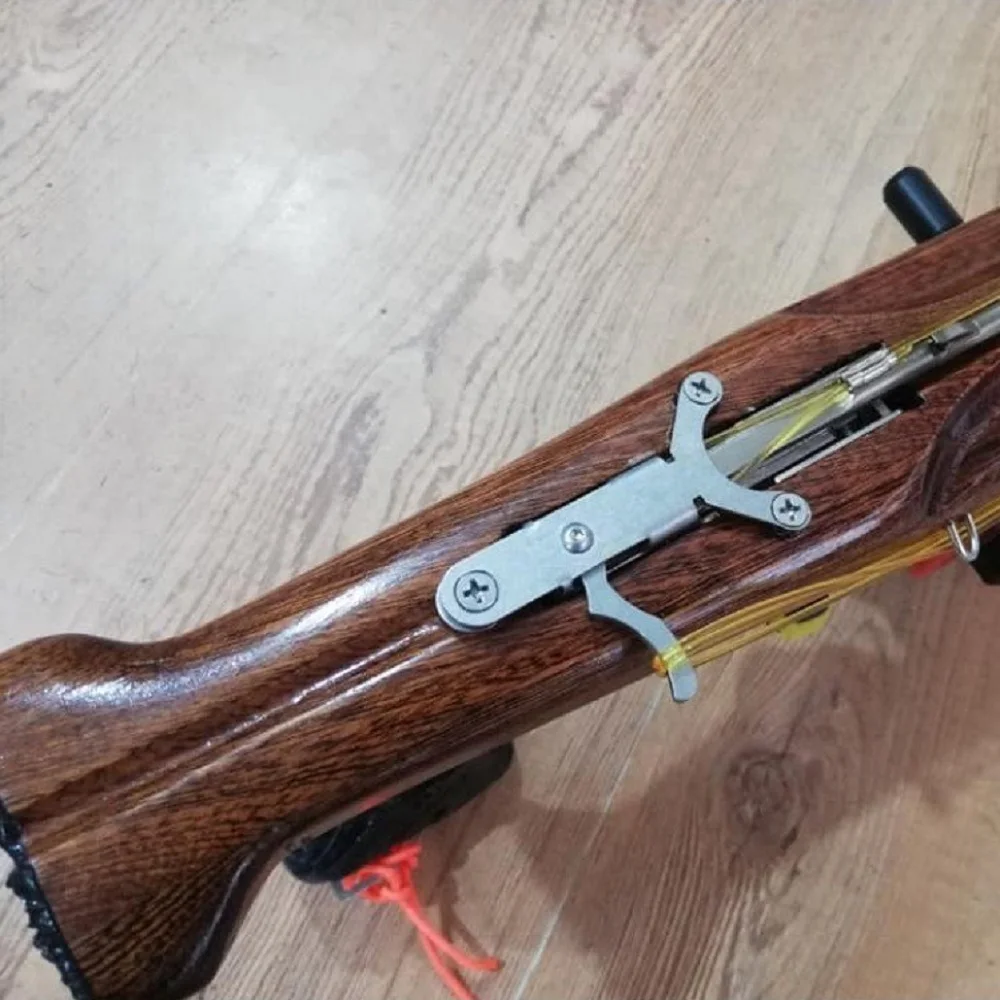 Houten Speargun Chrome Trigger Mechanisme Houten Harpoen Trigger Mechanisme Duiken Benodigdheden