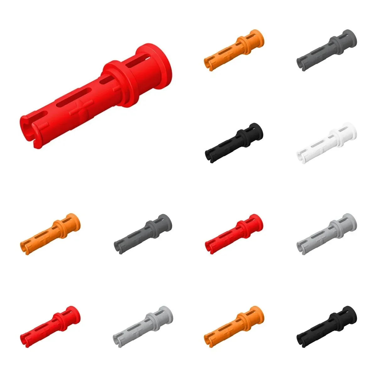 50pcs 32054 65304 broches 3L crête de Friction dans le sens de la longueur arrêt douille brique Collection en vrac jouet modulaire pour MOC technique bricolage bâtiment Bl