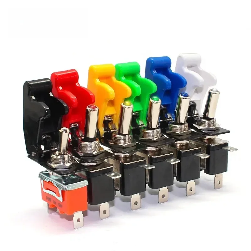 12V 20A lumière à bascule camion remorque accessoires lumière LED allumages Boost Marine bateau course voiture interrupteur SPST bascule interrupteur à bascule