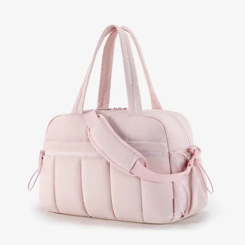 Imagen 2 del producto BAGSMART Bolsa de viaje Bolsa de gimnasio para mujer con bolsillo húmedo Bolsa de hombro para fin de semana Boston Bolsas de playa impermeables