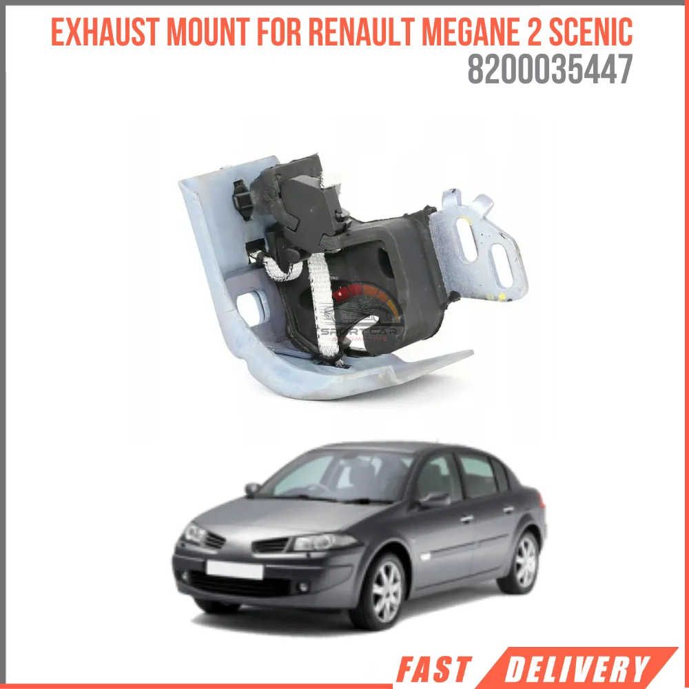 

For Exhaust Mount Mid Renault Megane Mk2 2002-2008 Scenic 1.4 1.6 2.0 Engine High Quality Oem 8200035447