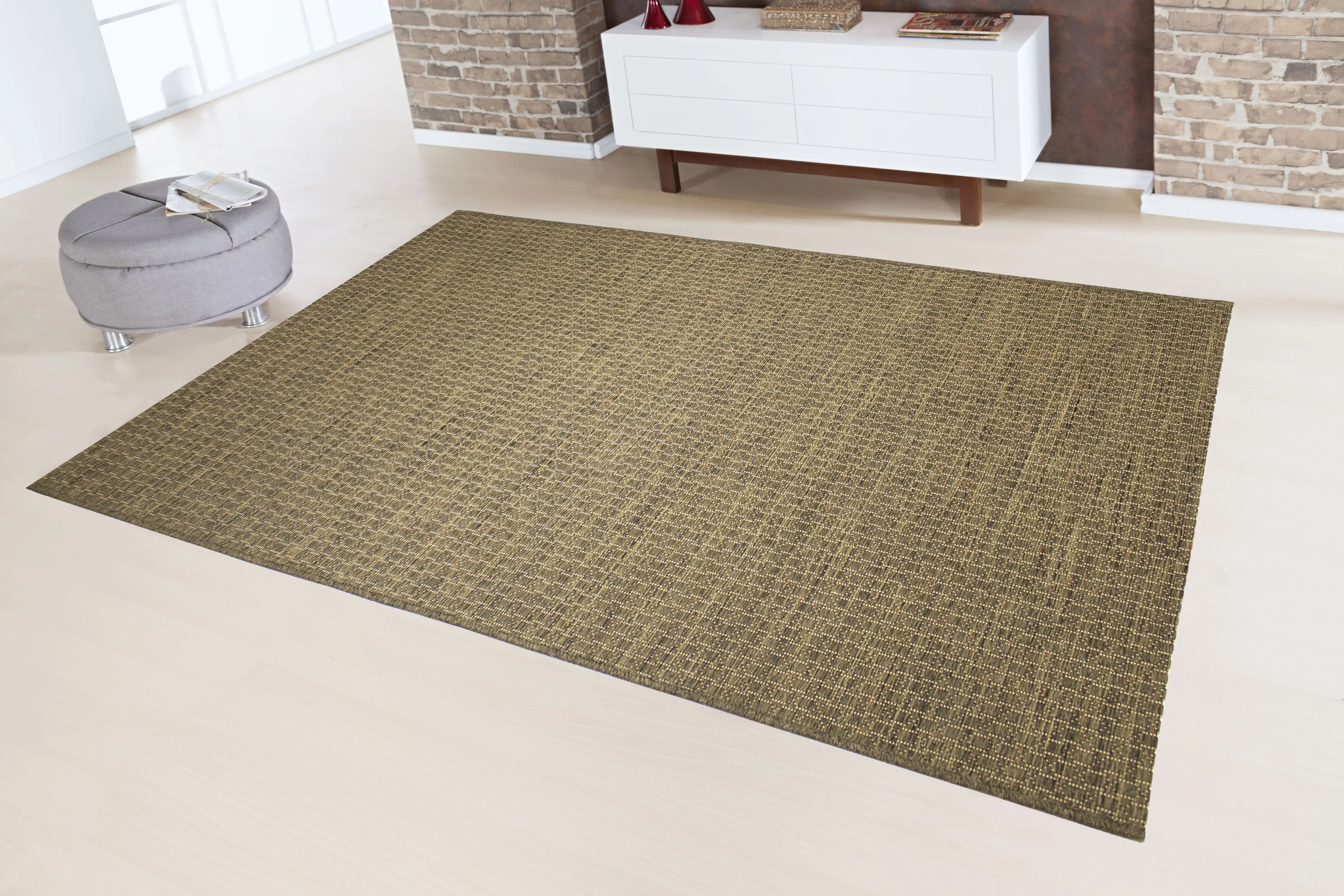 Tapete Sisal Sala Quarto Escritório 2,00 x 2,50 Antiderrapante SP02 Juta Lancer