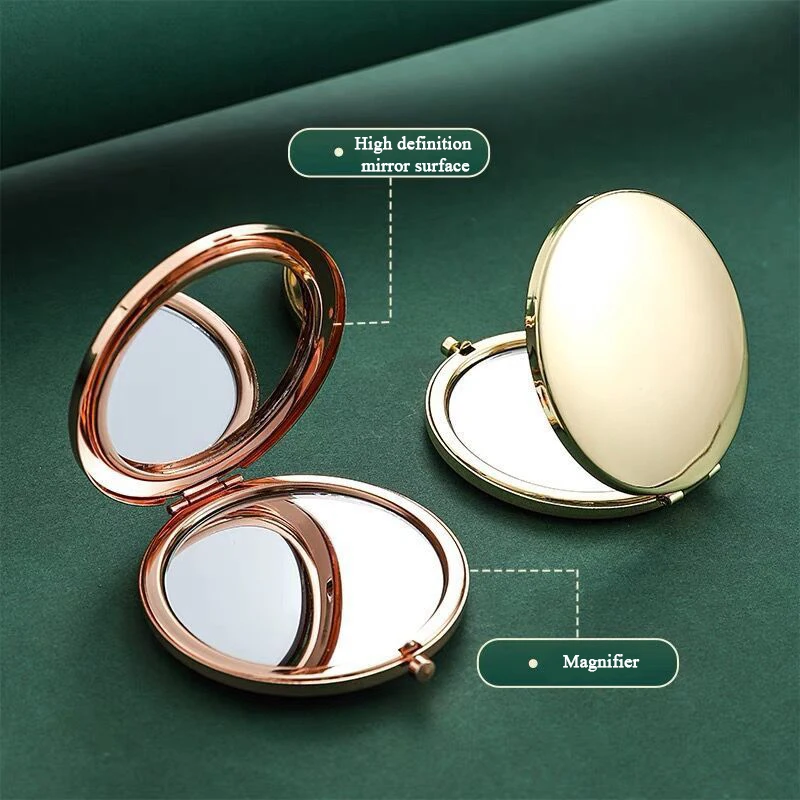 Personalized Compact Mirror Bridesmaid Gift Single Party Gift Girl Birthday Gift Customized Folding Handheld Makeup Mirror