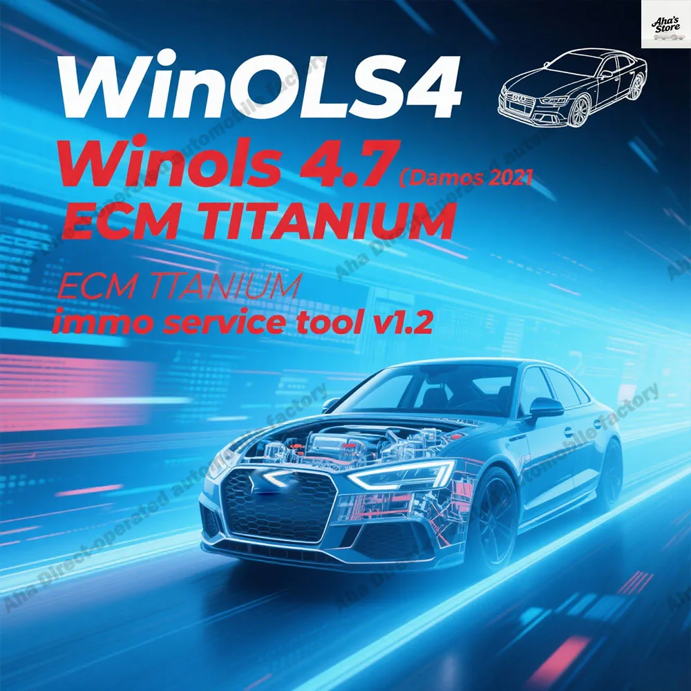 

ECM TITANIUM 1.61 Car Tools + Winols 4.7 obd2 scanner Full Activated Keygen+ 2021 Damos Multi-languages + IMMO SERVICE Tool V1.2