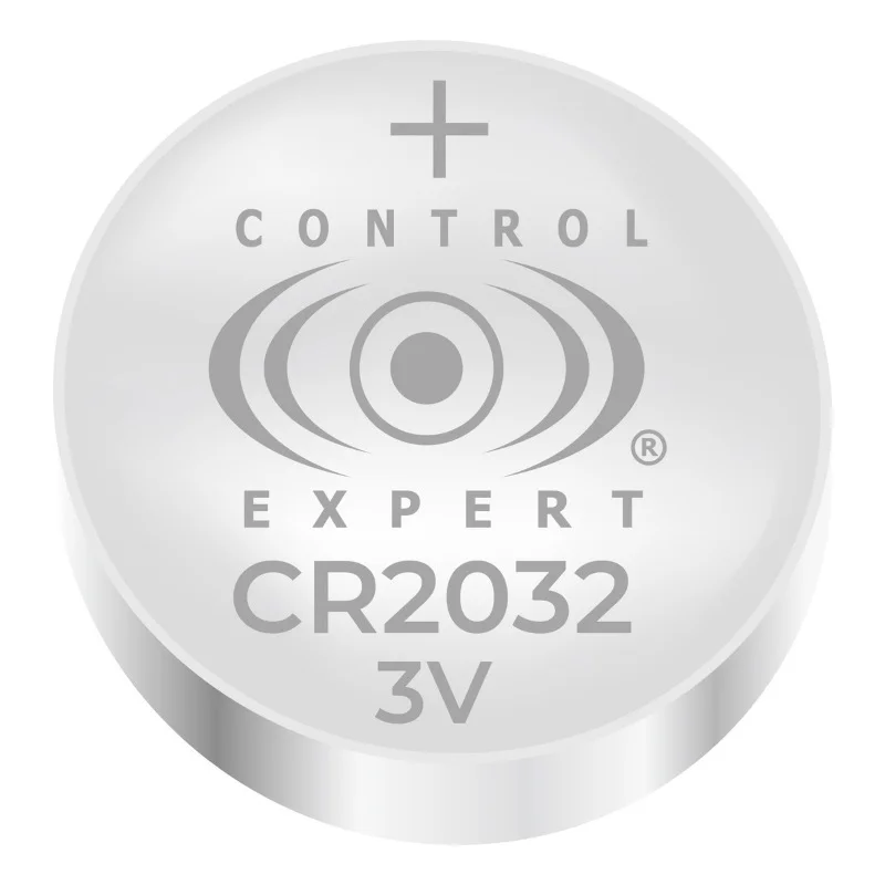 حزمة من 5 بطاريات من نوع أزرار الليثيوم Cr2032 3V بطاريات طويلة العمر للتحكم والموازين وأجهزة الكمبيوتر