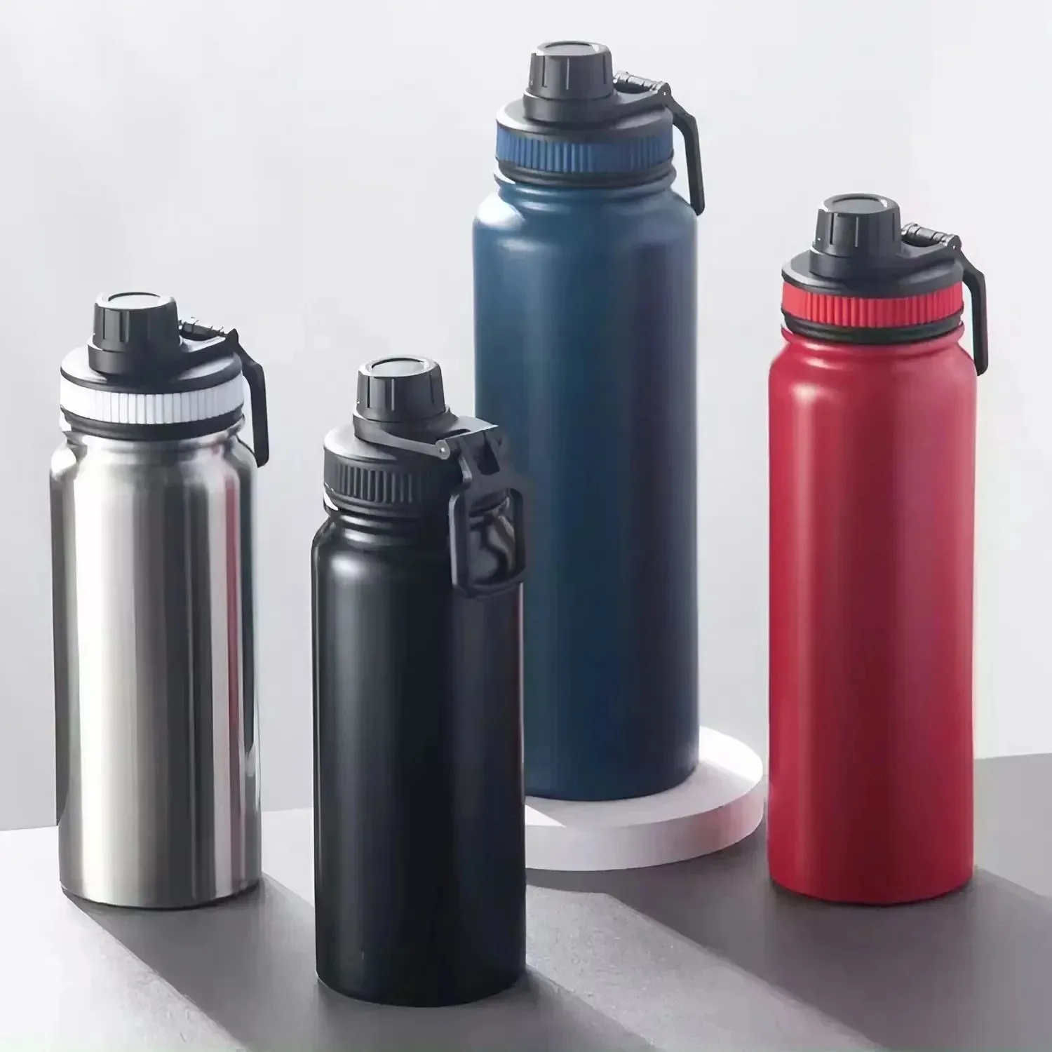 750ml Stainless Steel Portable Thermal Bottle For Travel Various Colors Vacuum Bottle-immediate shipping to all Brazil!