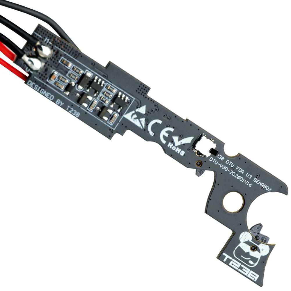 T238 V1.42 V3 Mosfet Micro Version Pre-cocking Programmable Overheat Protection for AIRSOFT Gel Ball Blaster Gearbox V3