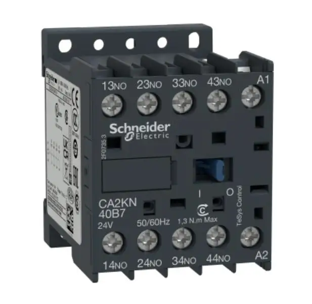 

CA2KN40F7 CA2-KN40F7 control relay, TeSys K, 4P(4NO), =690V, 110V AC coil