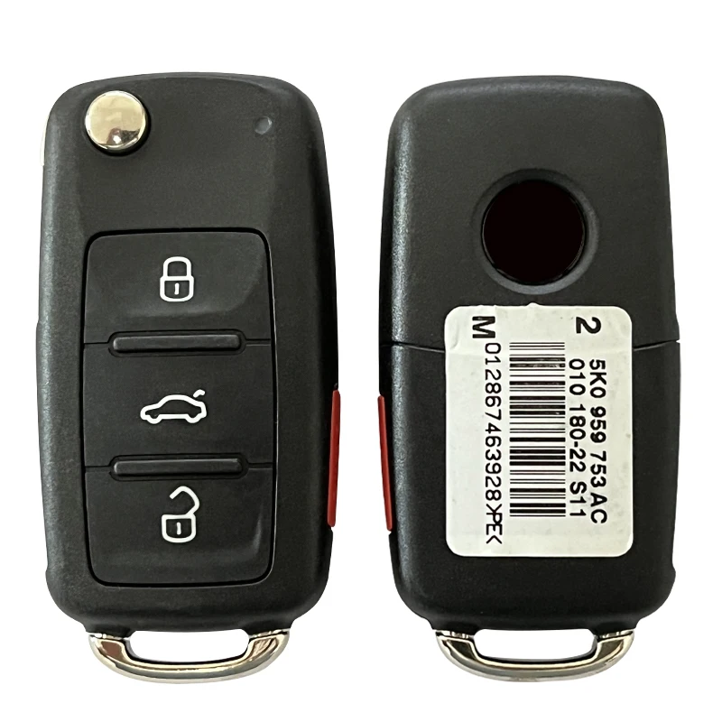 CN001099 OEM FCC 5K0 837 202 NBG010180 for VW Jetta Passat Beetle Tiguan EOS Golf 2011-2017 Remote Car Key 315Mhz 48 CHIP