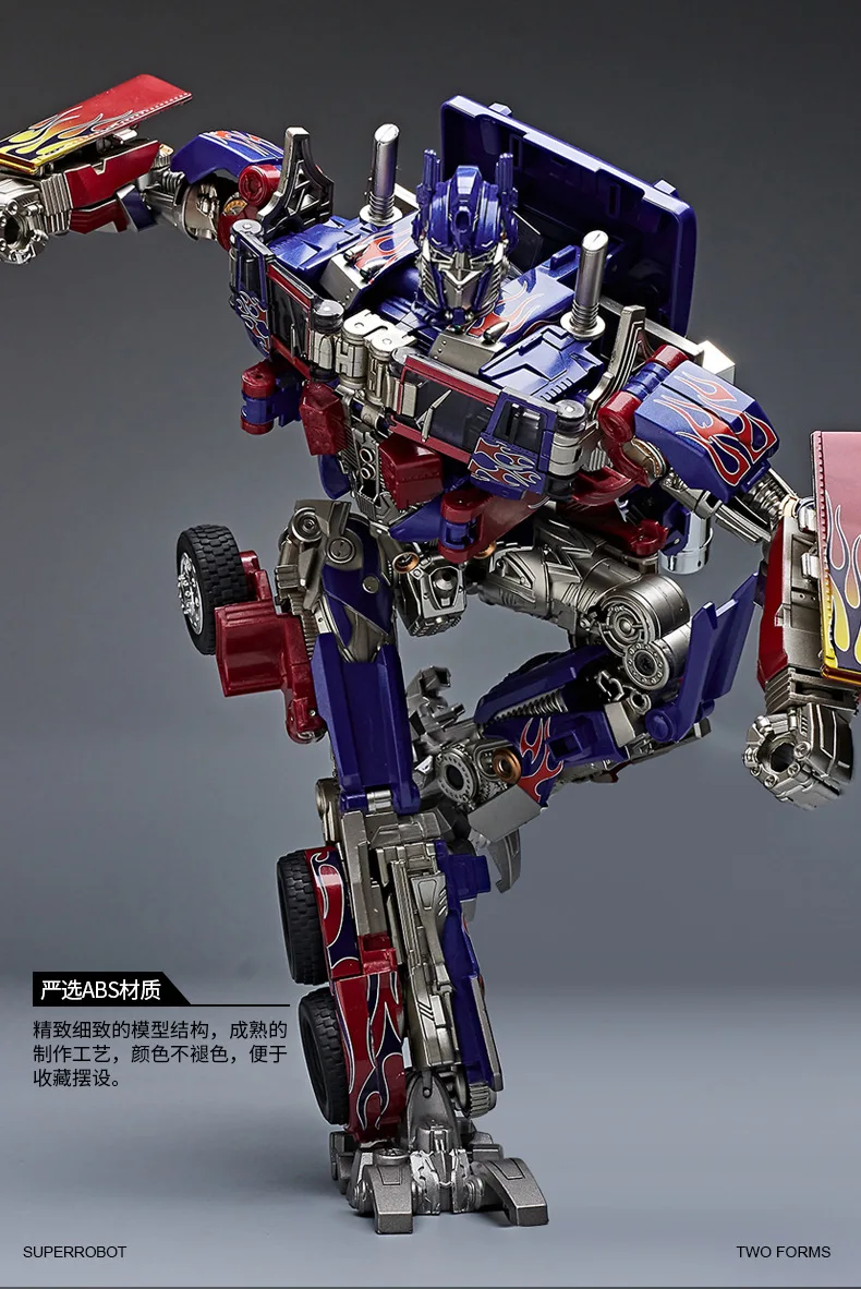 30CM Transformation Robot Toys Commander Optimus Alloy Robot Figuras Model Gift
