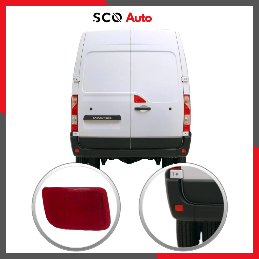 for Renault Master 3 for Opel Movano 3 for Scenic 2 for NV400 Rear Reflector Bumper Reflector Left Right 8200152642 8200152643