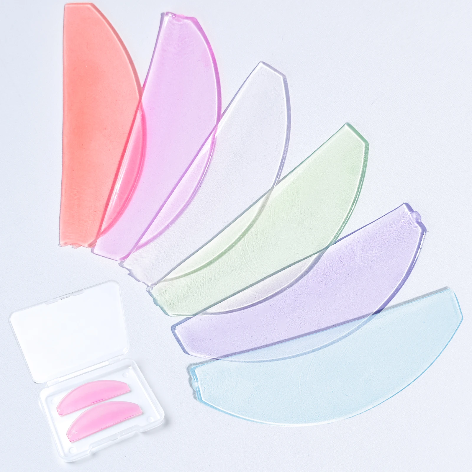 Libeauty New 1 Pair Lash Softening Pads Silicone Eyelash Perm Pads Lashes Rods Shield Lifting Eyelash Accessories Makeup Tools