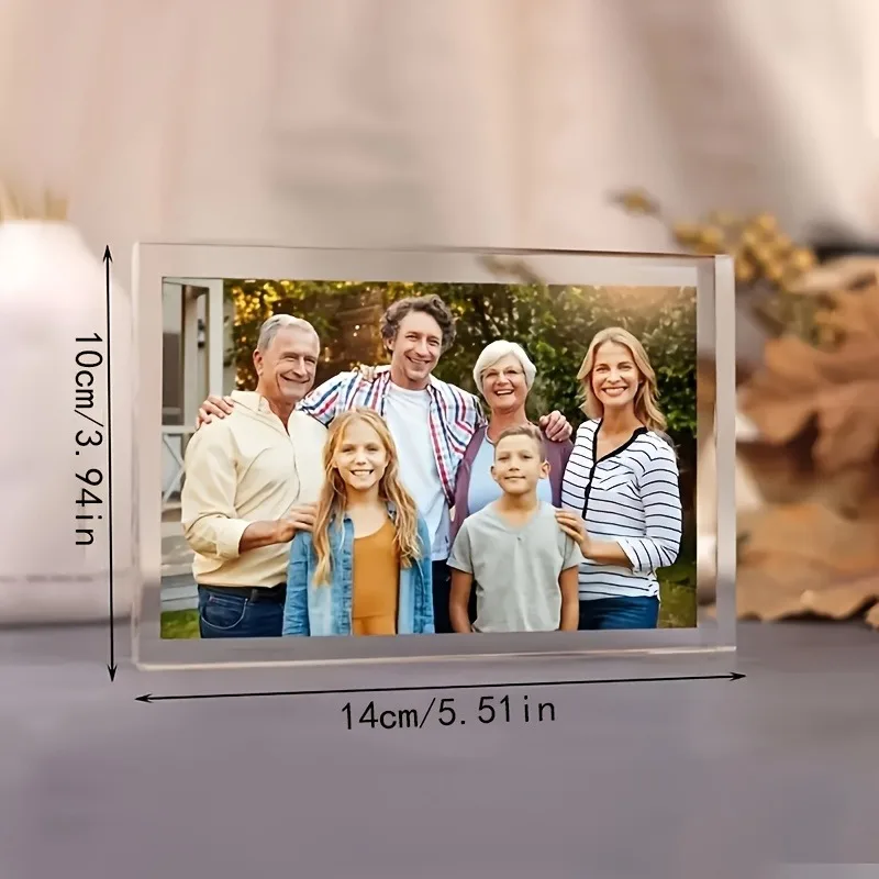 Custom Photo   Acrylic Personalized Gift For Family Mom Friends Birthday Anniversary Wedding Valentine