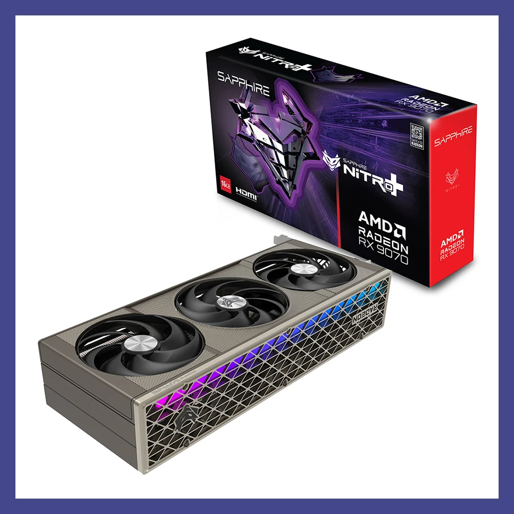 ياقوت راديون Rx 9070 نيترو + Oc D6 16 جيجا بايت