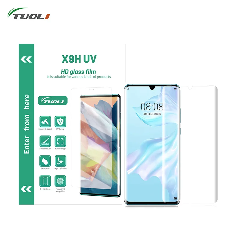 Tuoli-hd uv Cura Filme X9h 50 Pcs Protetor de Tela Cheia Película Protetora para o Telefone Móvel Tl568max Tl168 Tl518b Tl518a Tl168p