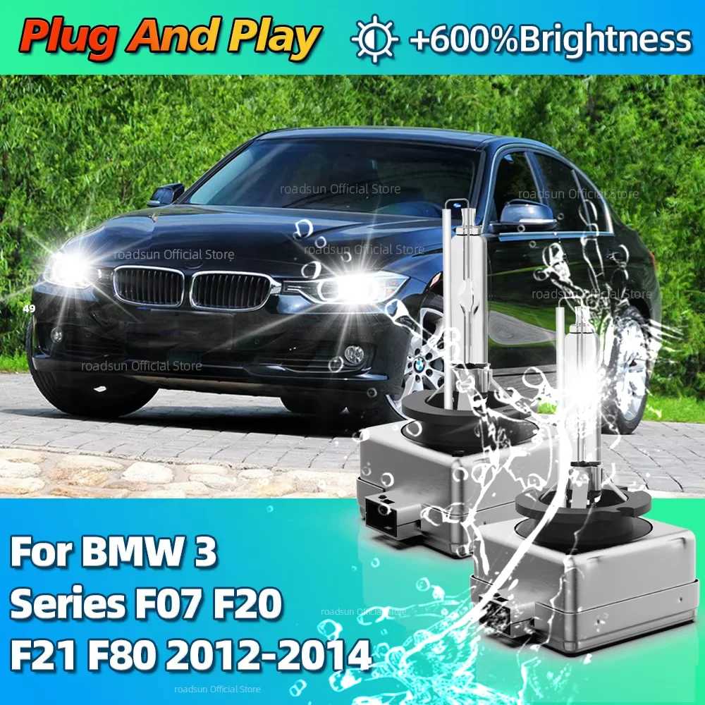 

35 Вт ксеноновая стандартная 6000K сменная лампа для фар HID для BMW 3 серии F07 F20 F21 F80 2012 2013 2014 Plug-N-Play