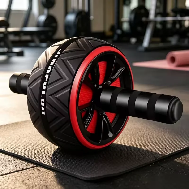 Home Gym Dumbbell Workout - Ab Roller Wheel and Knee Mat,