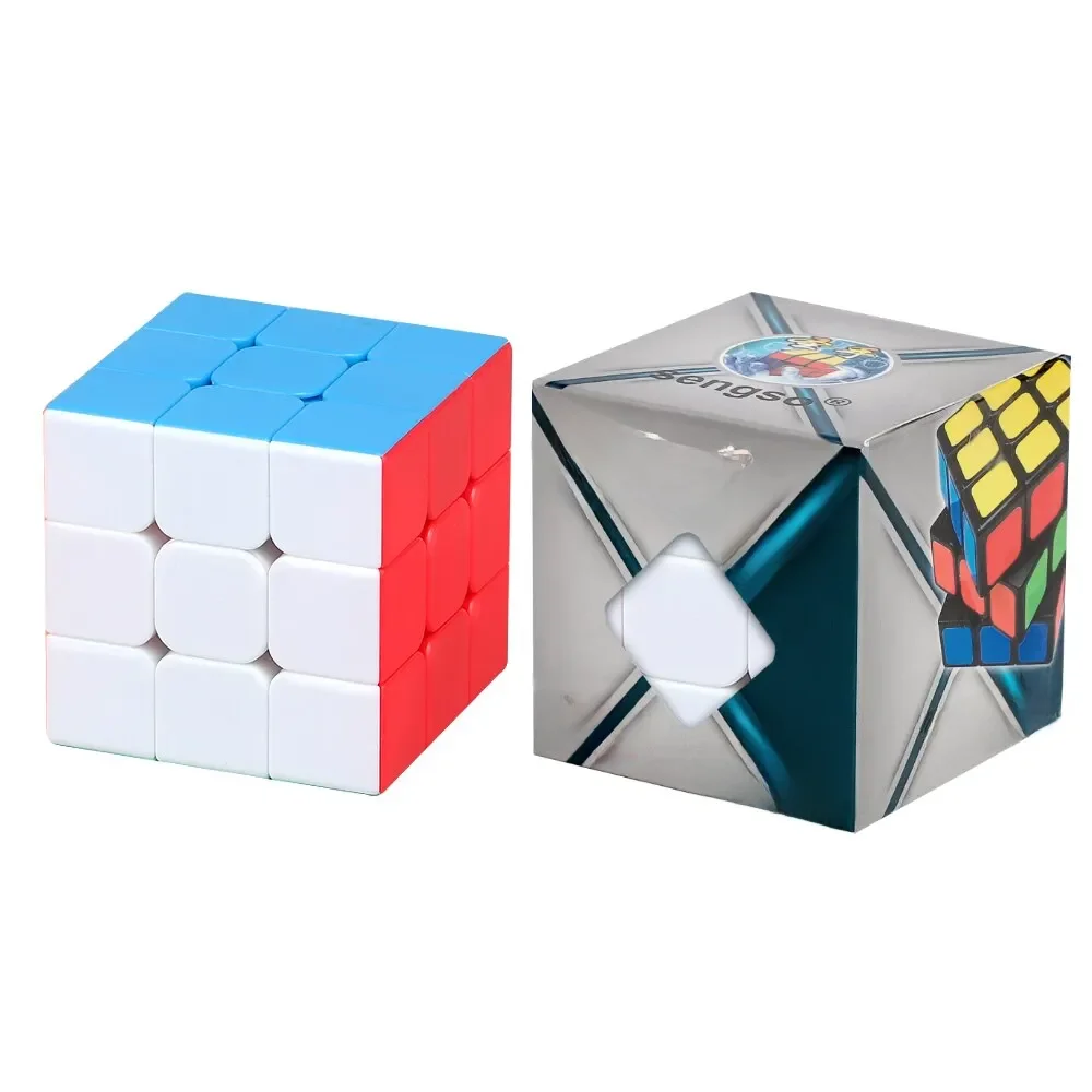 SENGSO Vitesse Cube 3x3 Légende Série Sans Autocollant Cube Magique Profession Puzzle Haute Qualité Enfant Fidget Jouets
