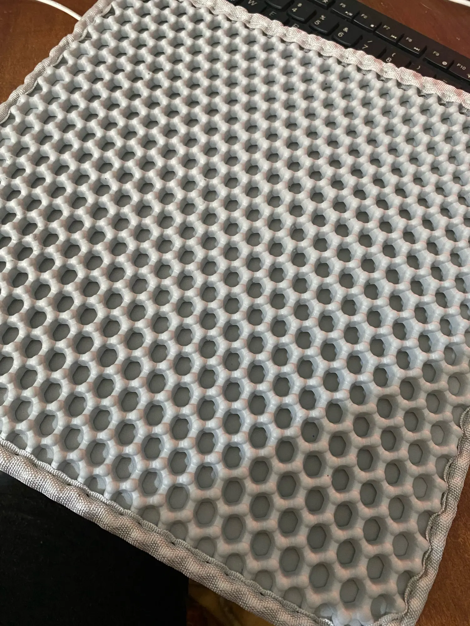 Customer review photo for Cat Litter Tracking Mat with Waterproof Base