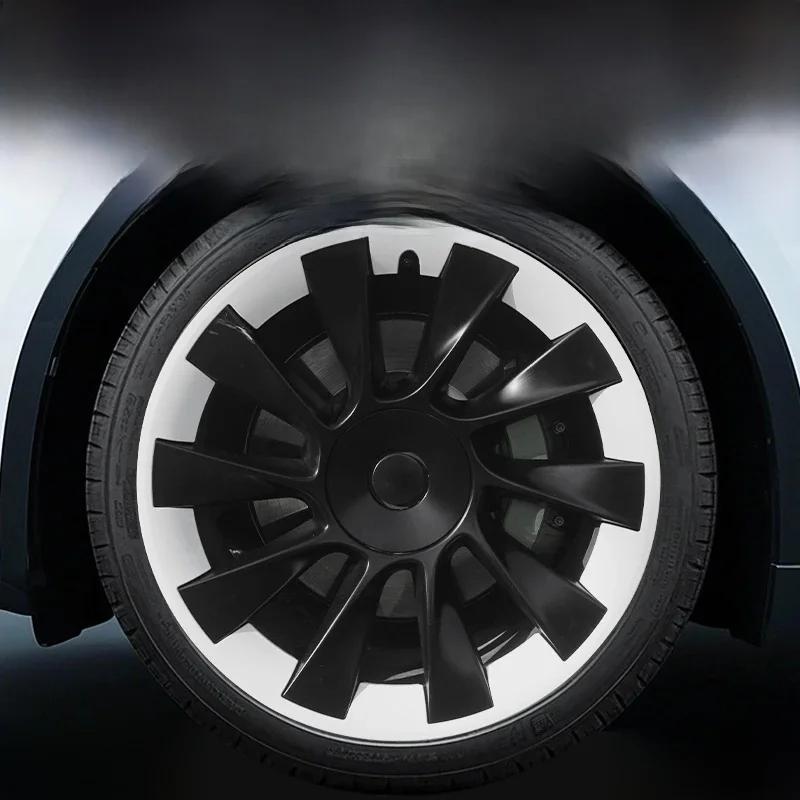 20-calowa osłona pierścienia piasty do Tesla Model Y 2020-2024 Wysoko wydajna ochronna pełna osłona felgi Akcesoria — zdjęcie 2