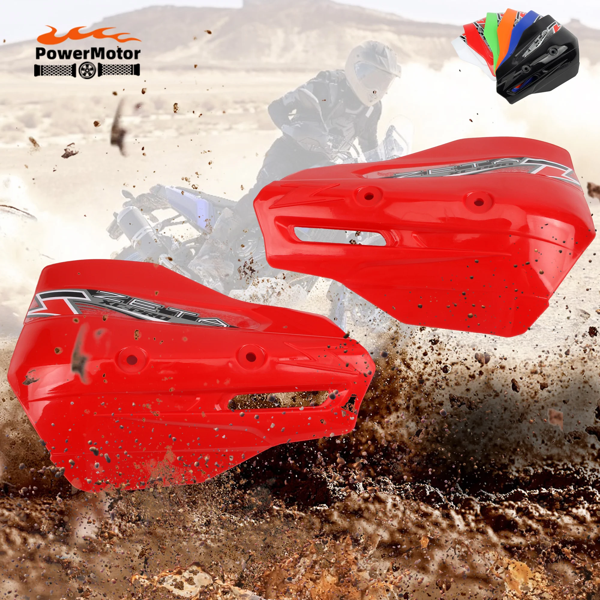 

6 Color Motocross Hand Guards Handguard Protector Accessories For KTM Zeta XC RMZ CRF SX EXC XCW SMR Motorcycle Parts Enduro